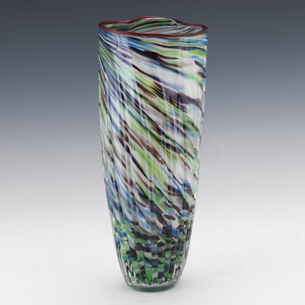 MURANO ART GLASS VASE 14 x 2af2c7