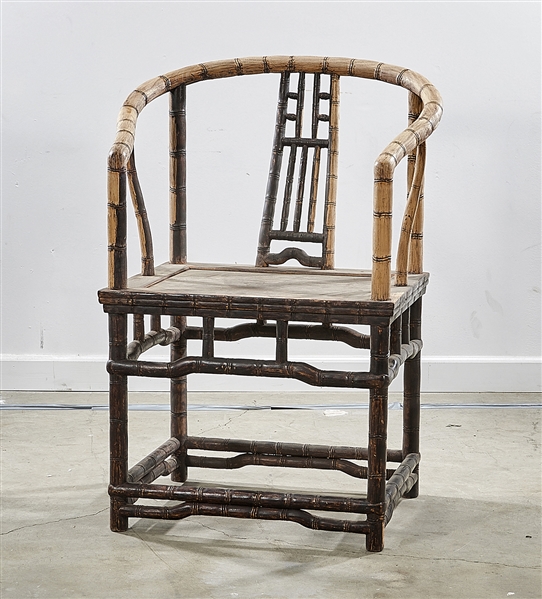 Chinese hard wood scholar's chair;