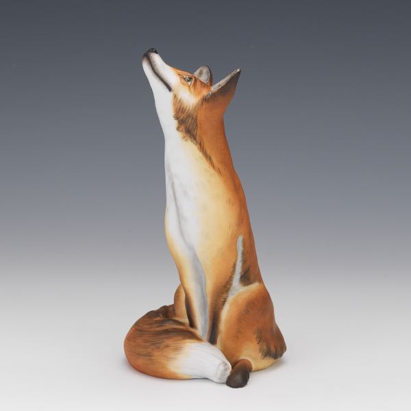 HEREND FOX FIGURINE 6 ½"  Herend