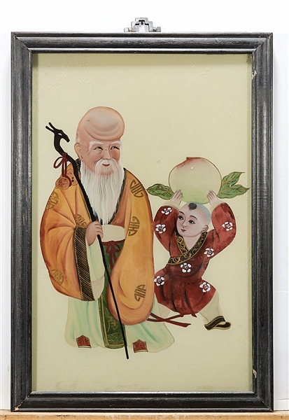 Chinese reverse glass painting 2af370