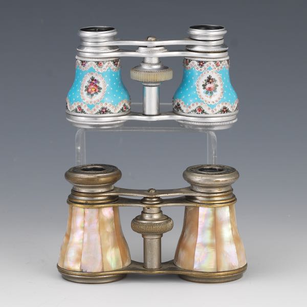 TWO PAIR OF FRENCH OPERA GLASSES