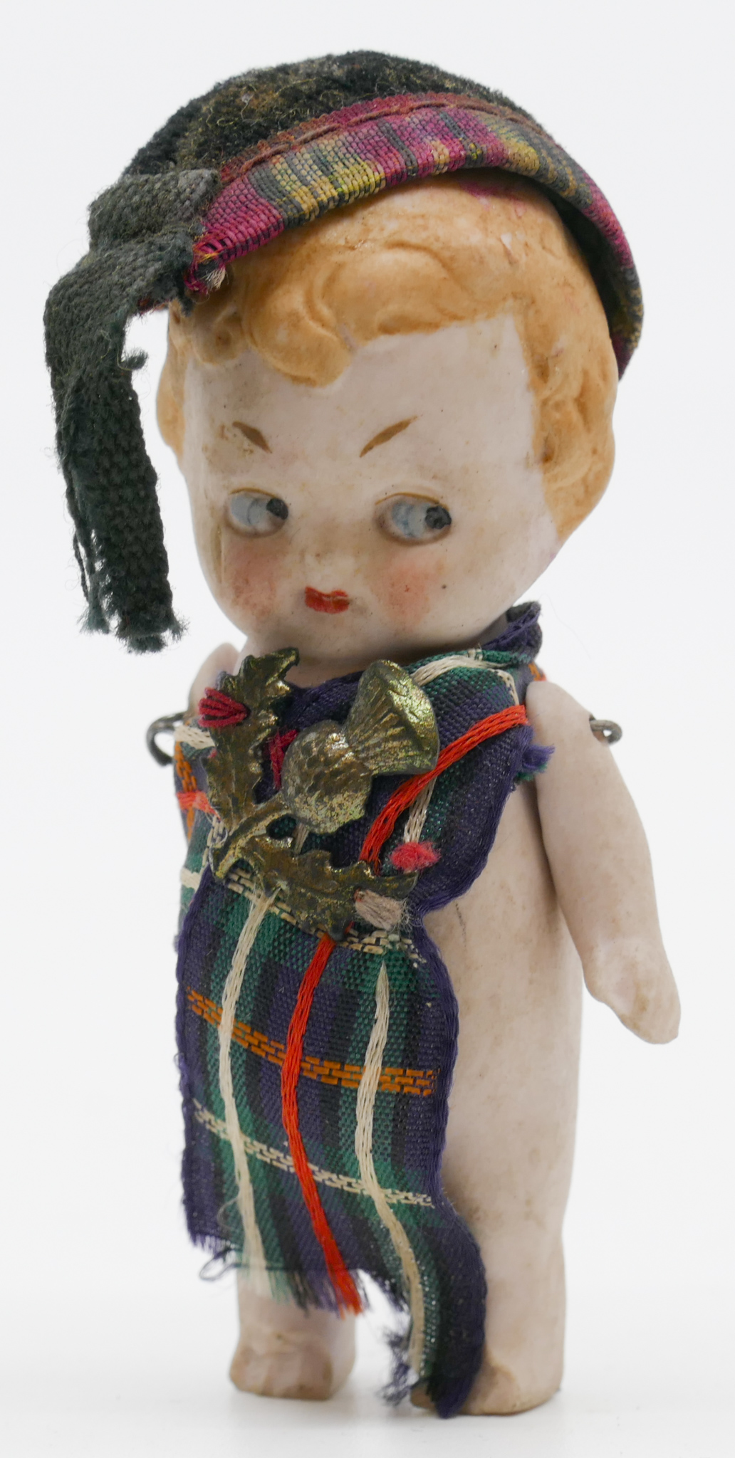Antique Bisque Scottish Small Doll