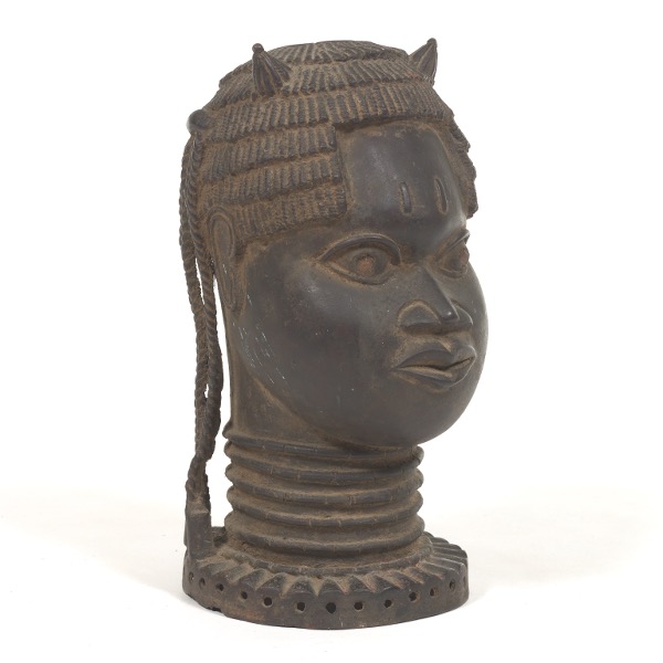 BENIN HEAD OF PRINCE, EDO PEOPLES,