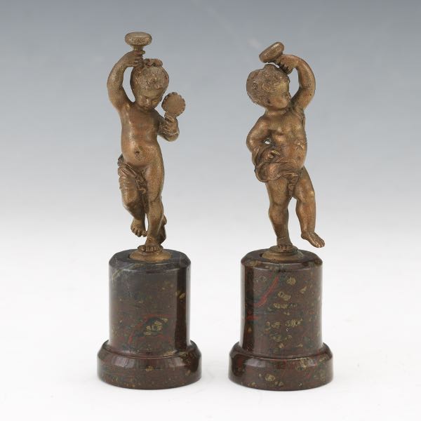 PAIR OF GRAND TOUR CABINET FIGURINES