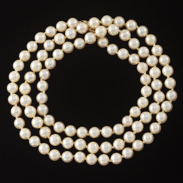 MATINEE 7 5MM PEARL NECKLACE WITH 2af559
