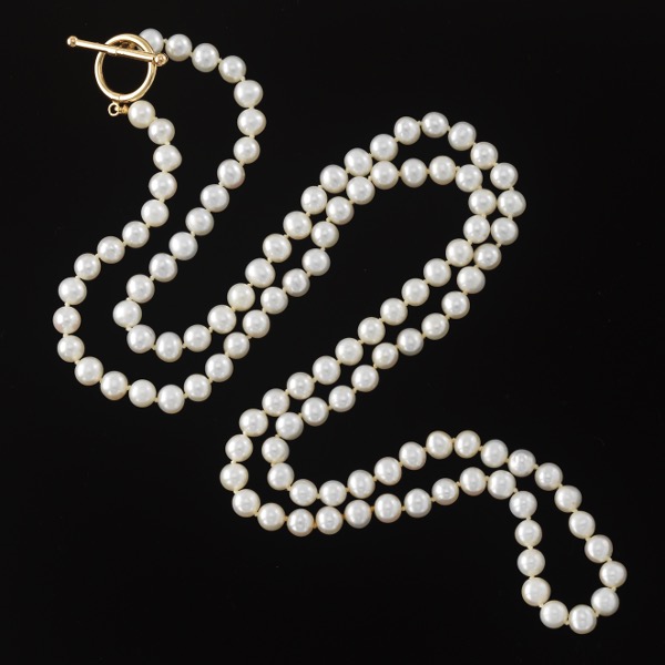 MATINEE 6MM PEARL NECKLACE WITH 2af55b