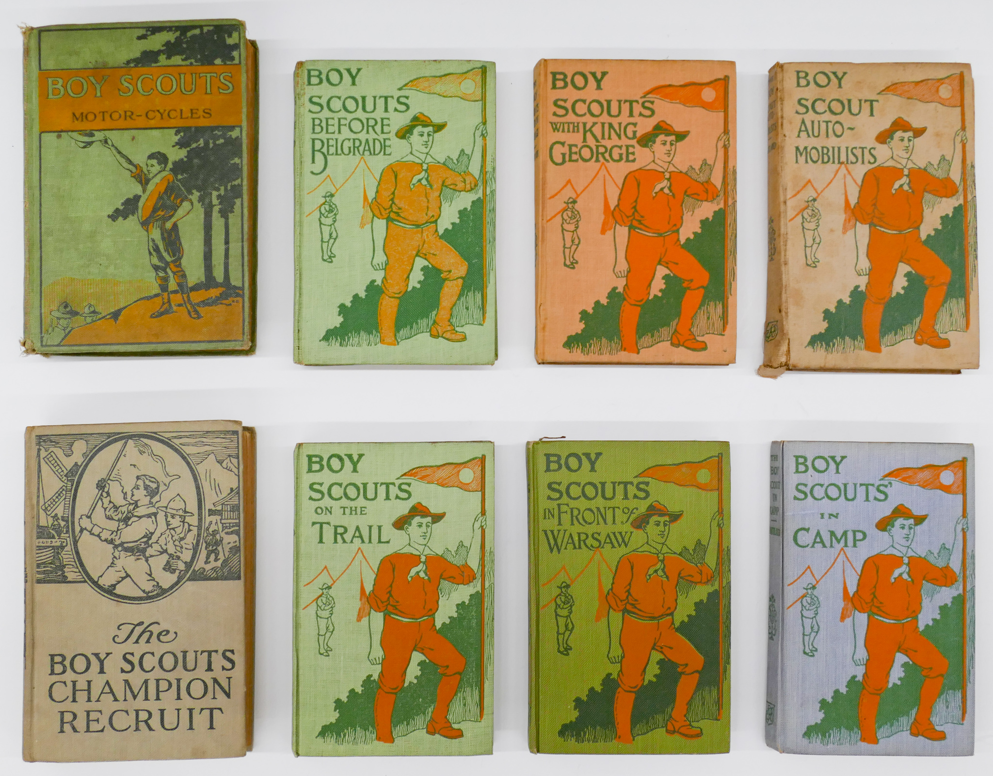 Box Old Boy Scout Novels 8pc