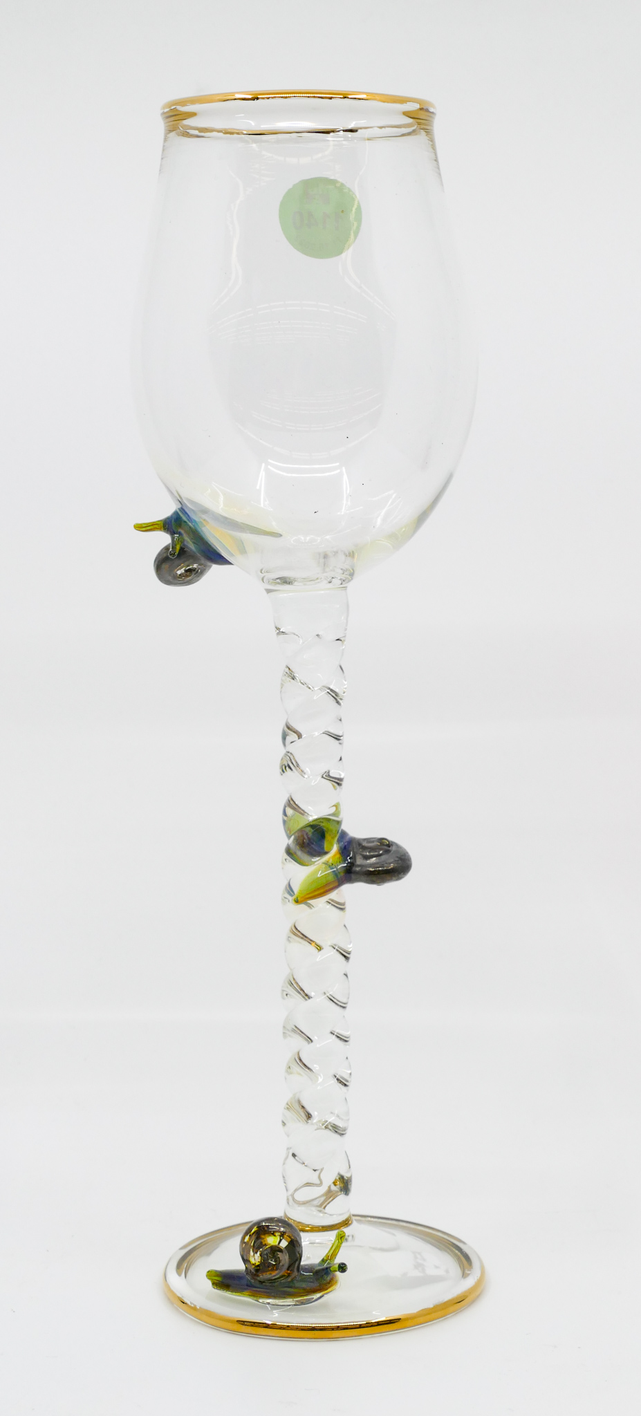 Mel Munsen Studio Glass Snail Stem