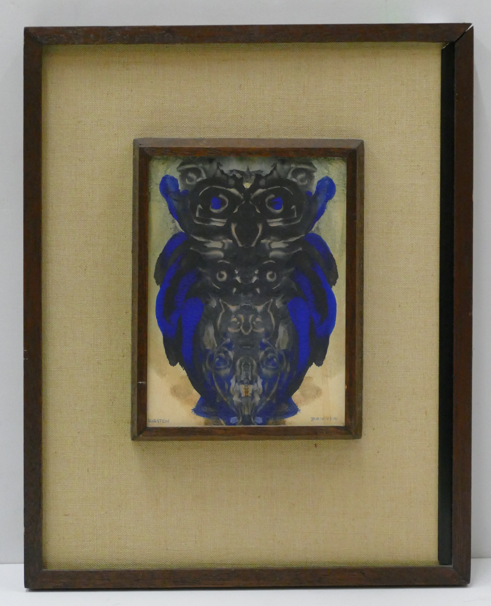 Richard Kirsten ''Blue Owl Mask''