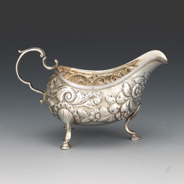 STERLING SAUCE BOAT, MATTHEW WEST,