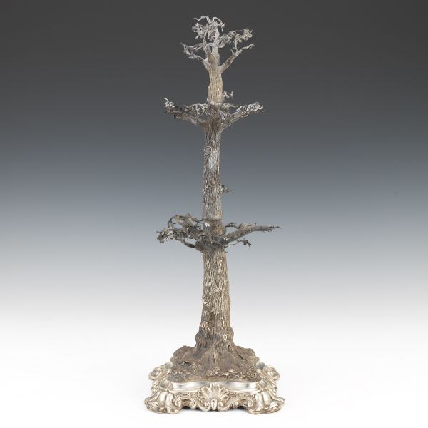 AUSTRO HUNGARIAN SILVER TREE CENTERPIECE  2af6b0