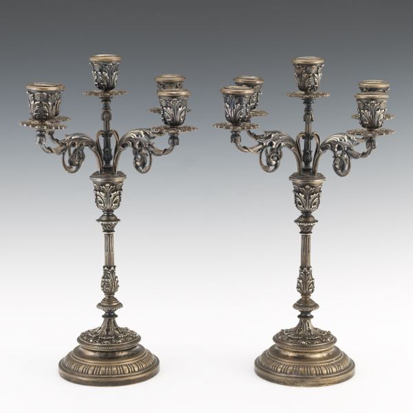 ITALIAN SILVER PAIR OF NEOCLASSICAL 2af728