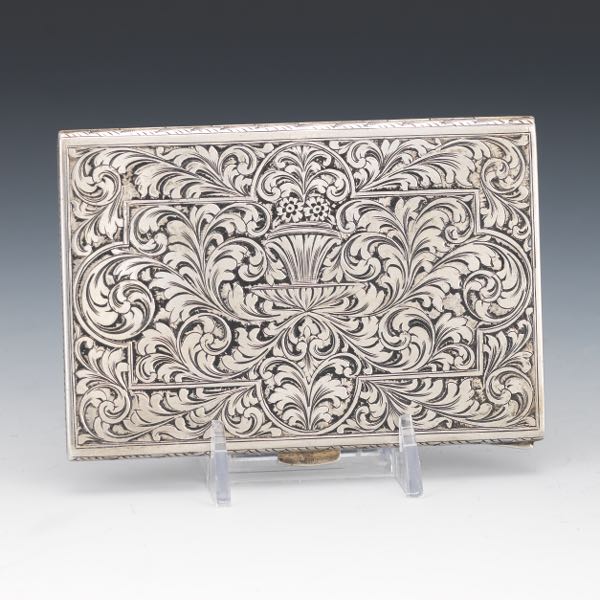  ITALIAN SILVER CIGARETTE CASE 2af73b