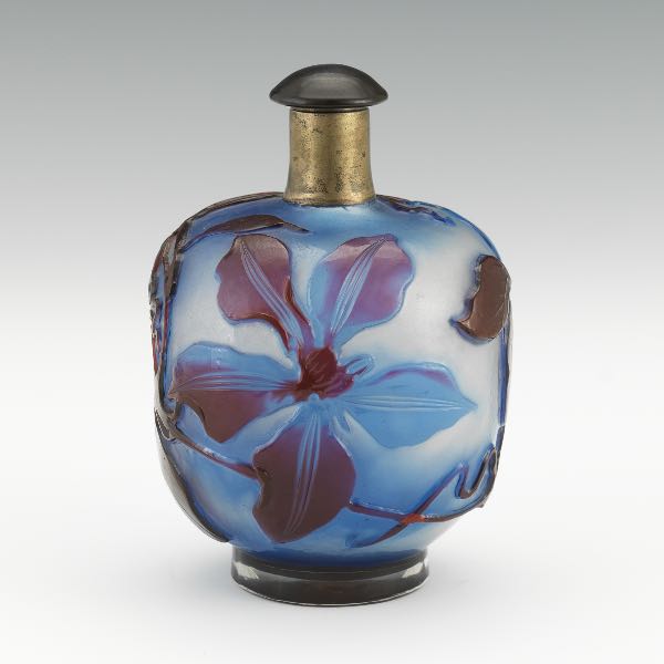 GALLE CAMEO GLASS PERFUME BOTTLE 6