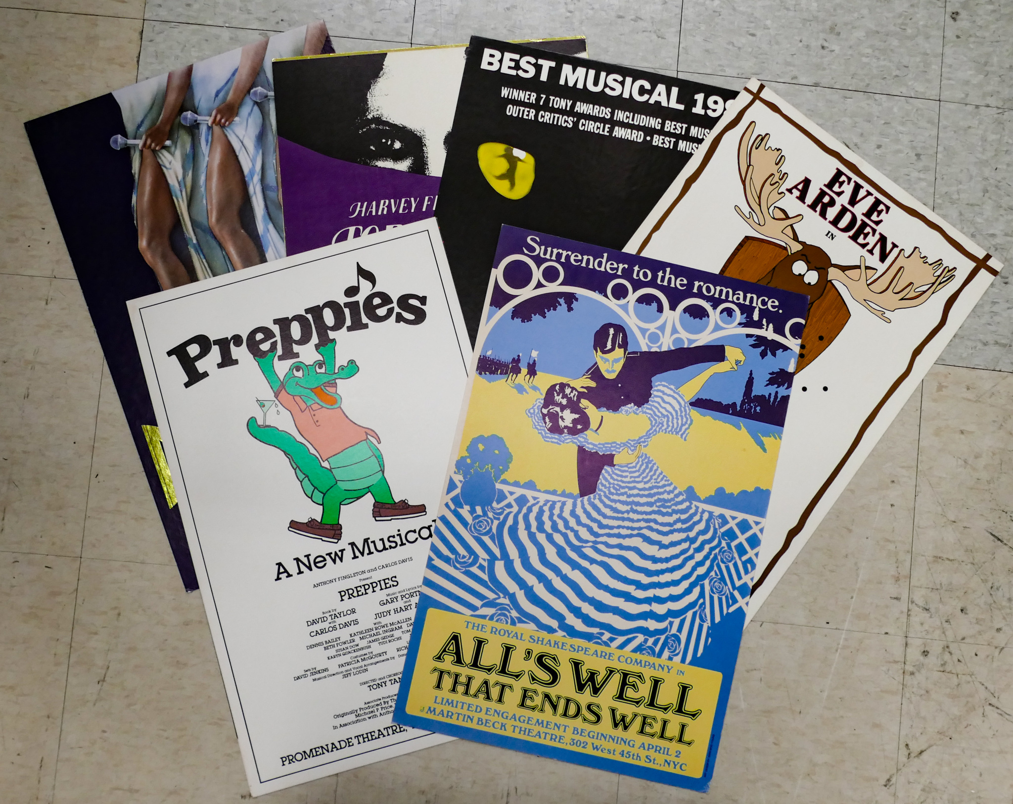 8pc Musical Theatre Broadside Posters