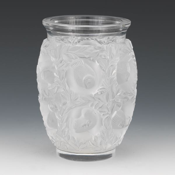 LALIQUE CLEAR AND FROSTED CRYSTAL