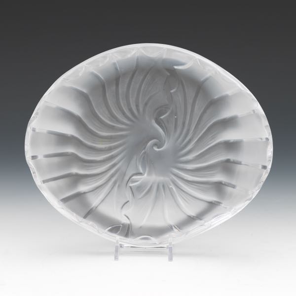 LALIQUE CLEAR AND FROSTED CRYSTAL