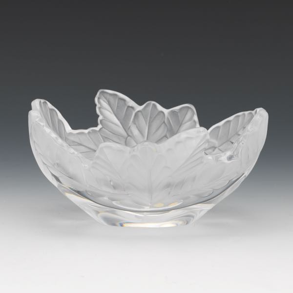 LALIQUE CLEAR AND FROSTED CRYSTAL