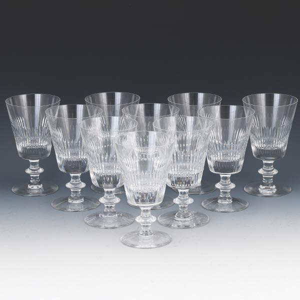 VAL ST. LAMBERT WINE GLASSES "STATE