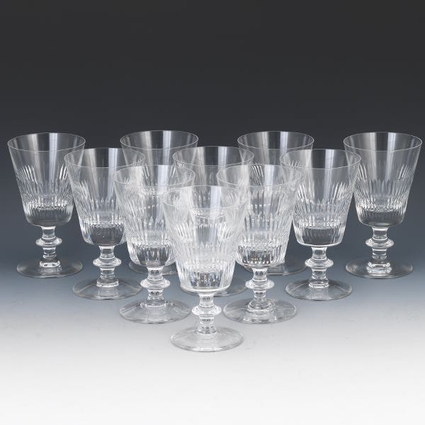 VAL ST. LAMBERT WINE GLASSES STATE