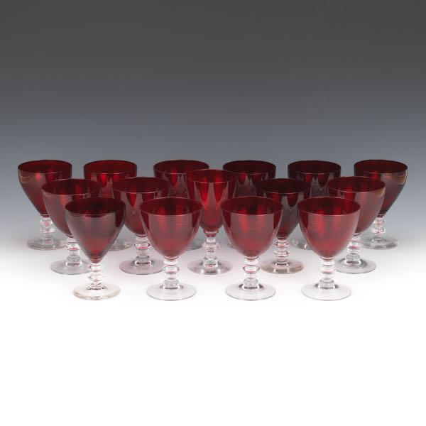 BRYCE RUBY GOBLETS SET OF 15 5 2af799