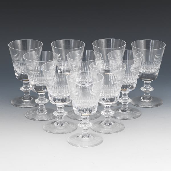 VAL ST. LAMBERT WINE GLASSES "STATE