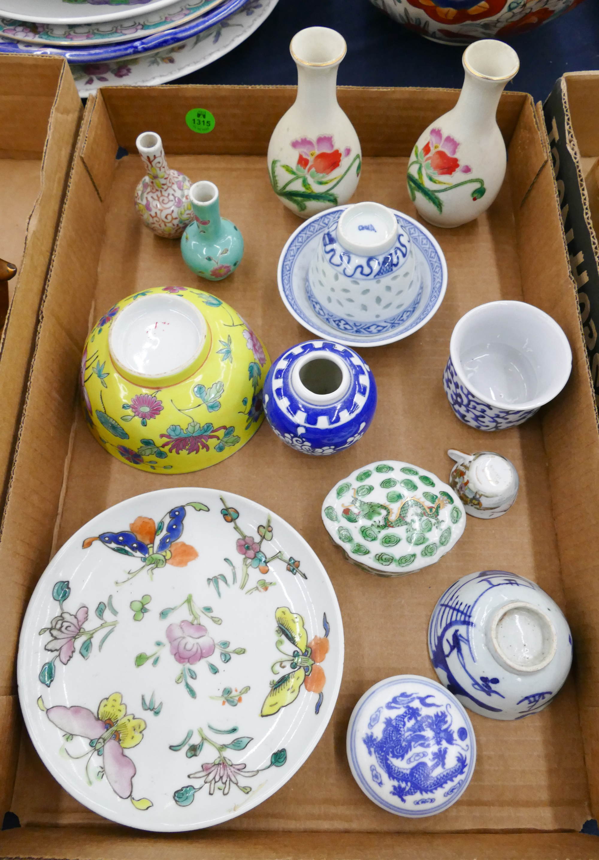 Box Asian Small Porcelain