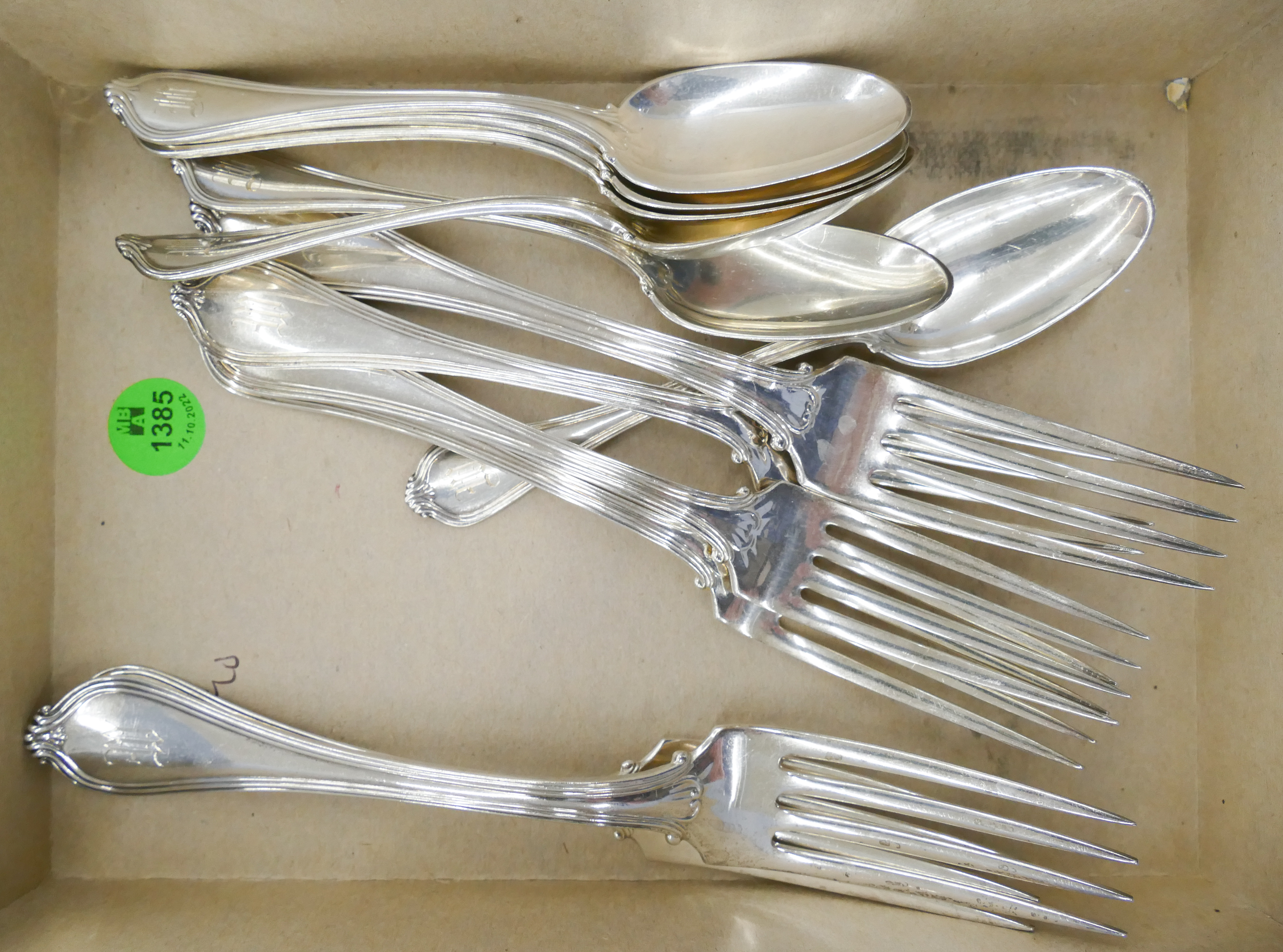 Box 12pc Matching Towle Sterling Flatware-