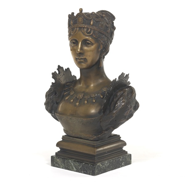 BRONZE BUST OF EMPRESS JOSEPHINE 17