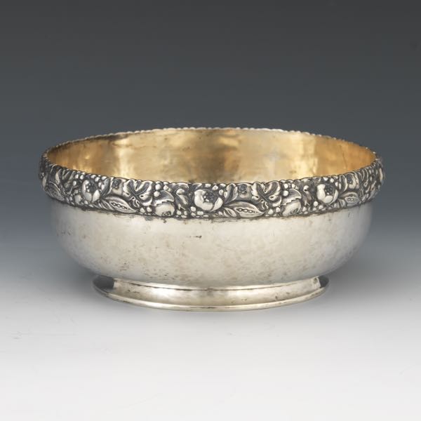 GERMAN 800 SILVER BOWL, BY BRUCKMANN