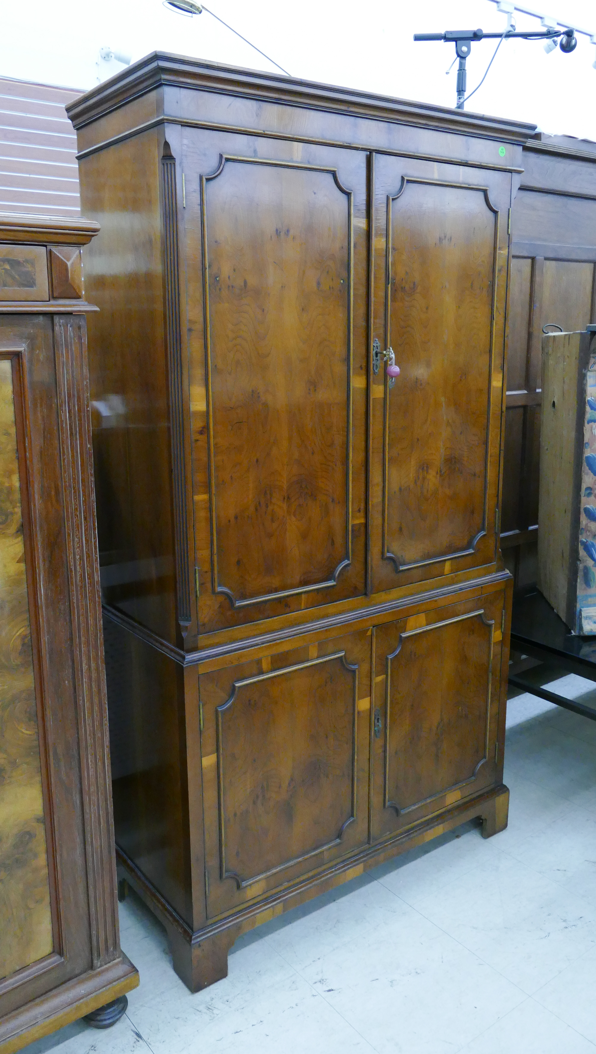 Chippendale Style Walnut Wardrobe