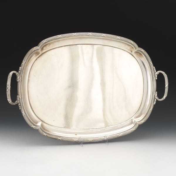 CHRISTOFLE SILVER PLATED TRAY 22