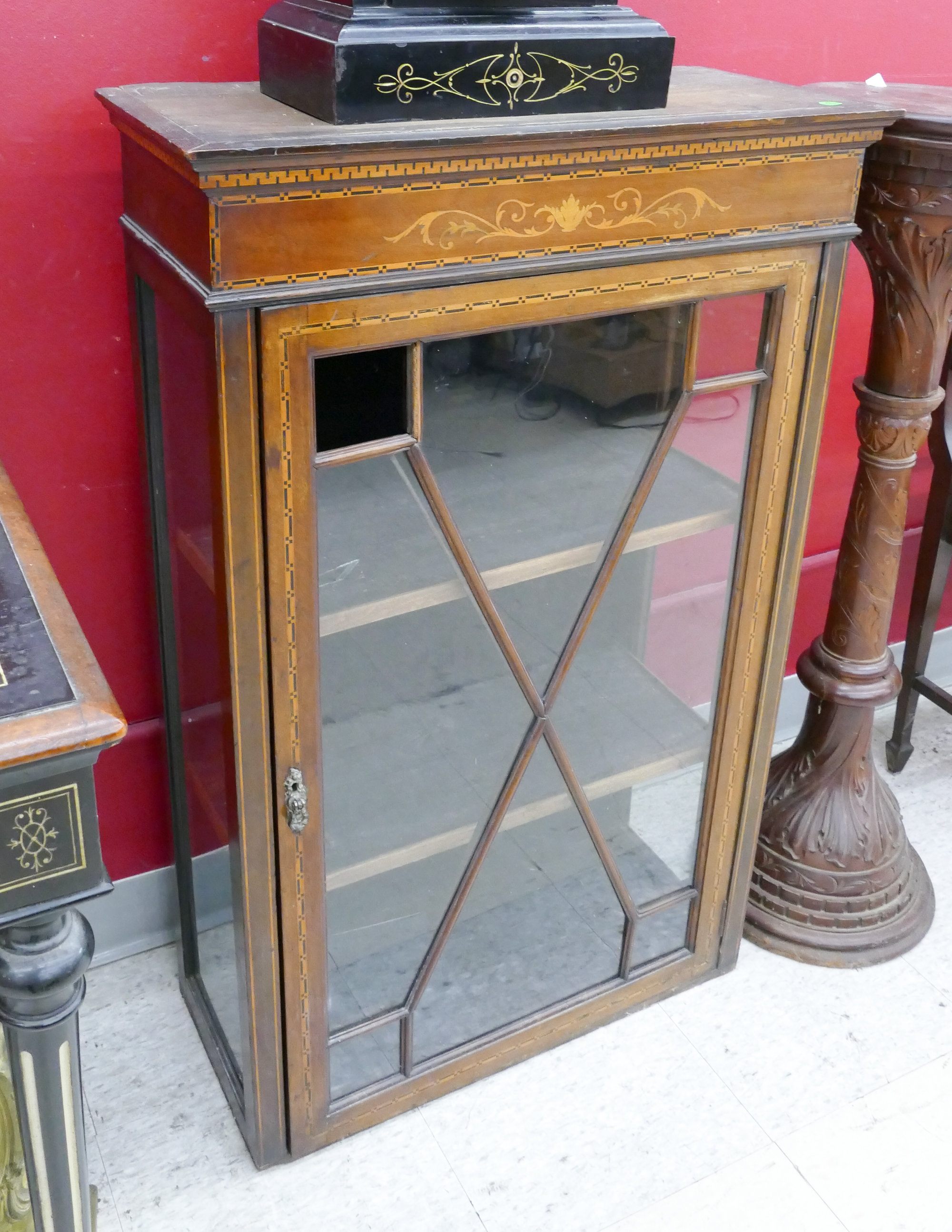 Antique Inlaid Chippendale Style