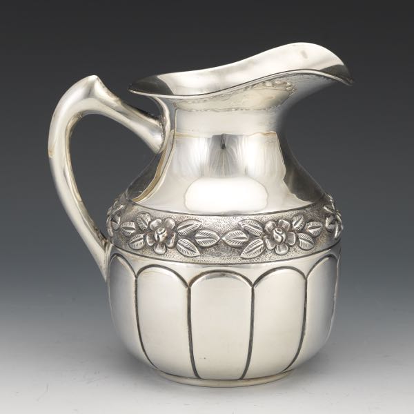 STERLING SILVER PITCHER  8" x 7