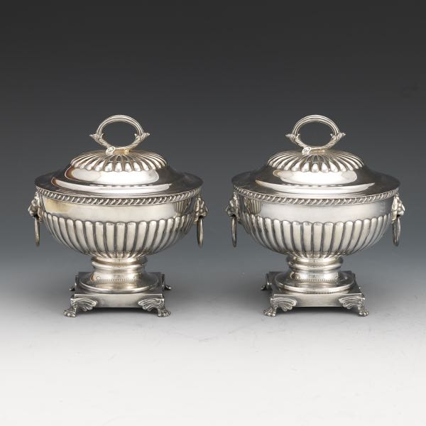 ENGLISH GEORGIAN STYLE SILVER PLATED 2afa10