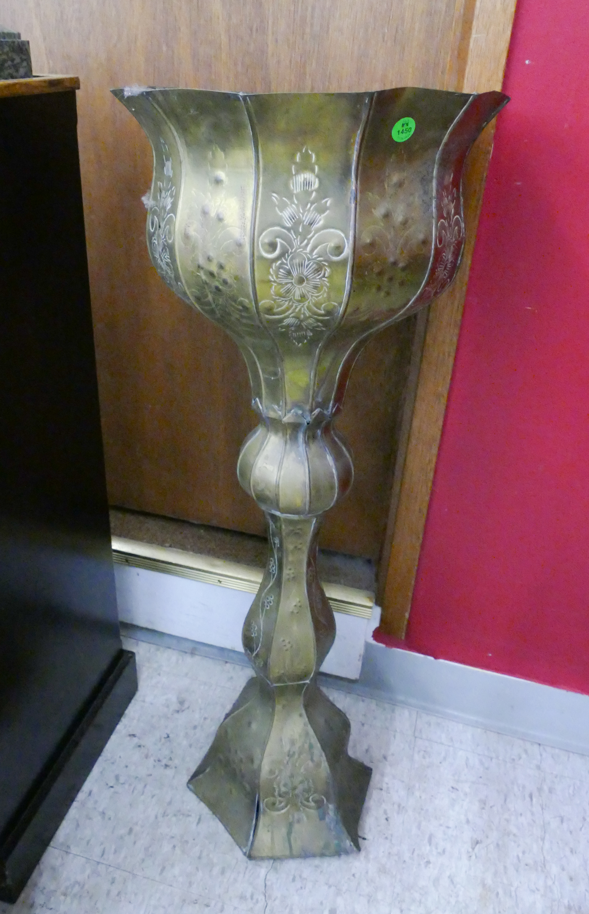 Antique Italian Brass Pedestal 2afa51