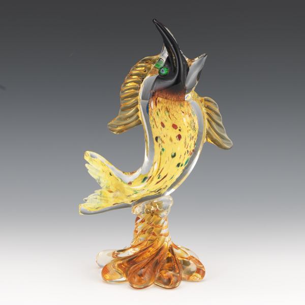 VINTAGE MURANO ART GLASS DOLPHIN 2afa66