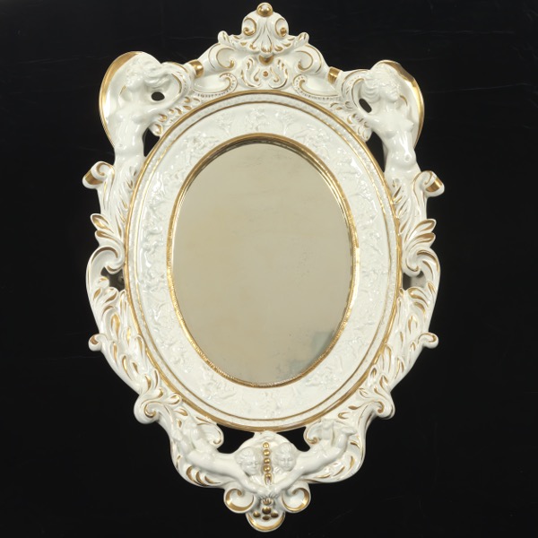 ITALIAN PORCELAIN MIRROR 26  2afa91