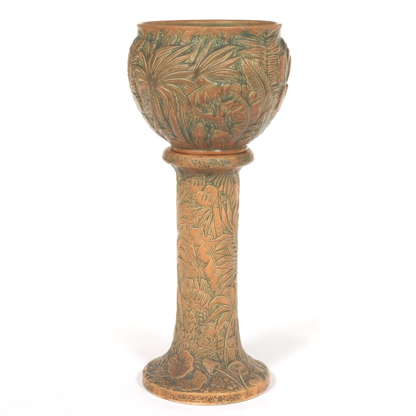 WELLER "MARVO" JARDINIERE ON COLUMN