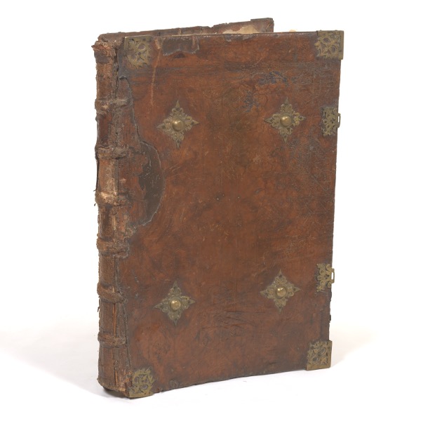 ANITPHONAL WOOD AND LEATHER BOOK