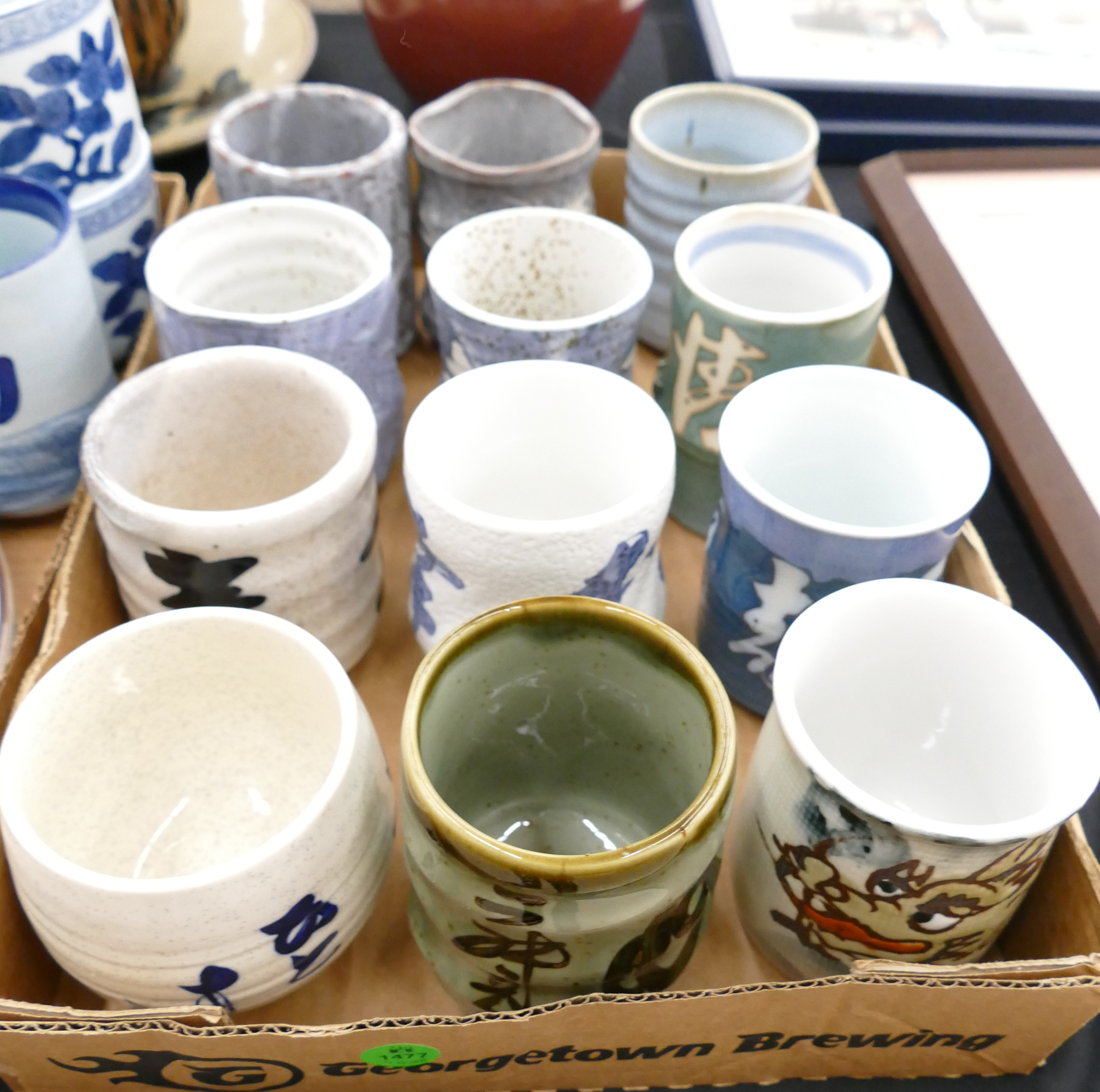 Box Japanese Teacups- 12pc