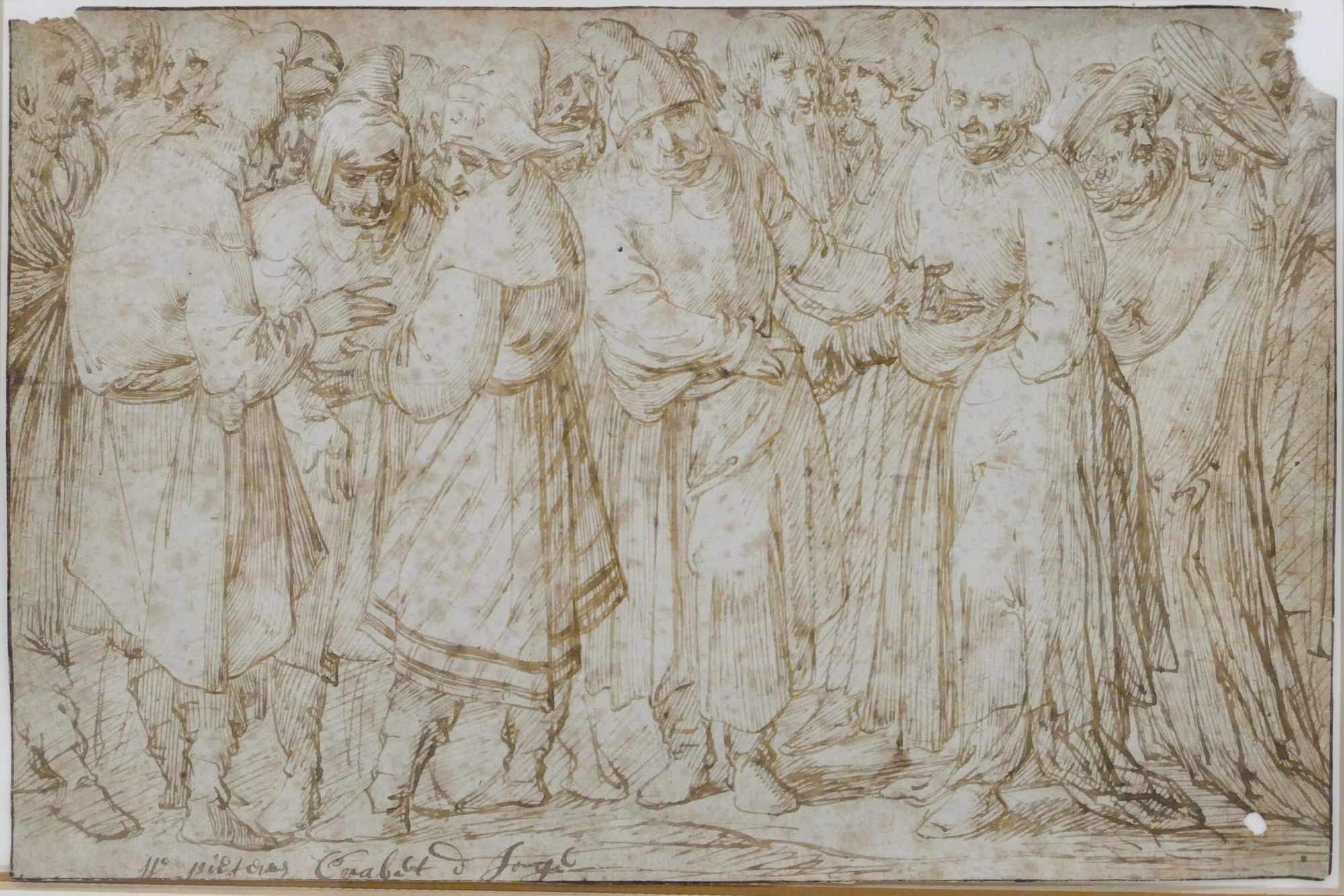 Old Master 16th Cent Ink Drawing 2afbcf