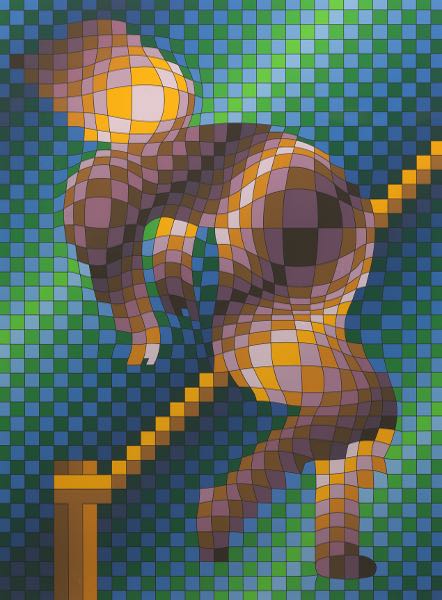 VICTOR VASARELY HUNGARIAN FRENCH  2afc4e