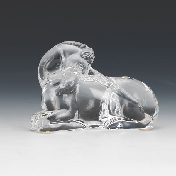 BACCARAT CRYSTAL UNICORN 3 ¼"