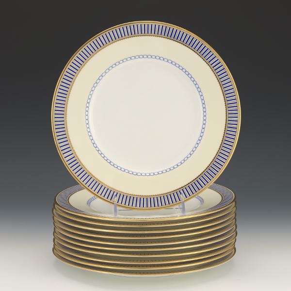 ELEVEN MINTON FOR TIFFANY & CO. PORCELAIN