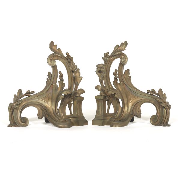 PAIR OF FRENCH BAROQUE STYLE BRONZE 2affd5