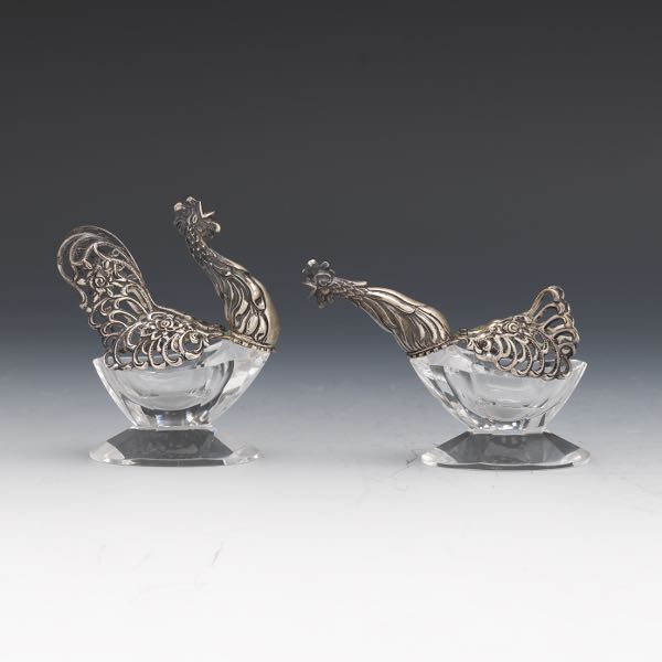 DUTCH SILVER AND CRYSTAL GLASS