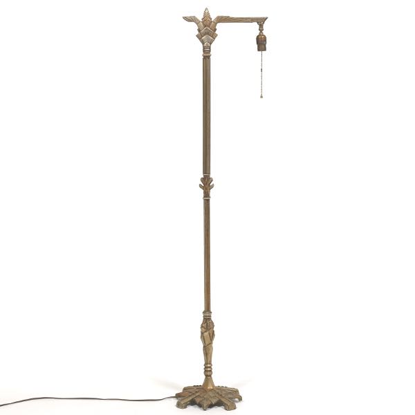 ART DECO FLOOR LAMP 58 Oxidized 2b0212