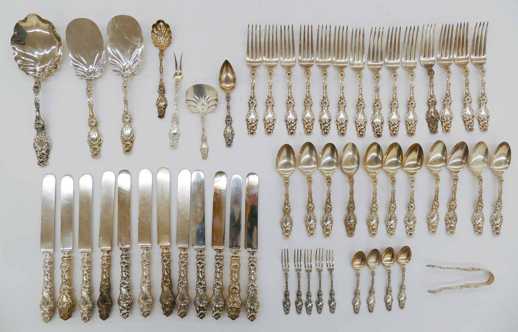 54pc Whiting 'Lily' Pattern 1902
