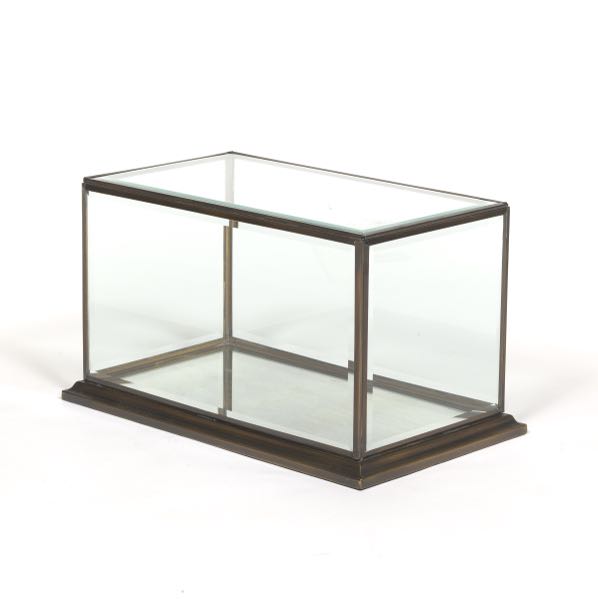 BEVELED GLASS AND MIRRORED DISPLAY